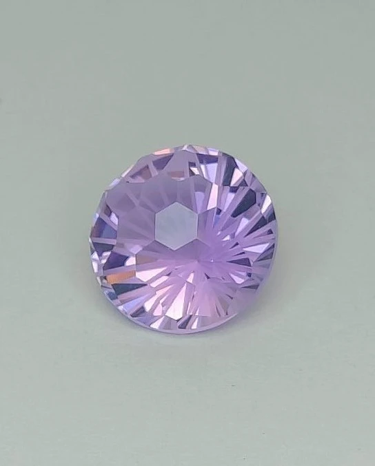9.87ct Natural Purplish Amethyst Round Cut Loose gemstone From Brazil — view 1